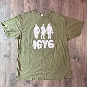 RTP Apparel IGY6‎ Military First Responder Graphic Tee Olive Green Mens XL